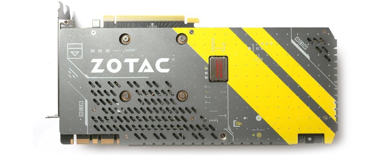 Zotac GeForce GTX 1080 AMP Edition 8 GB Backplate