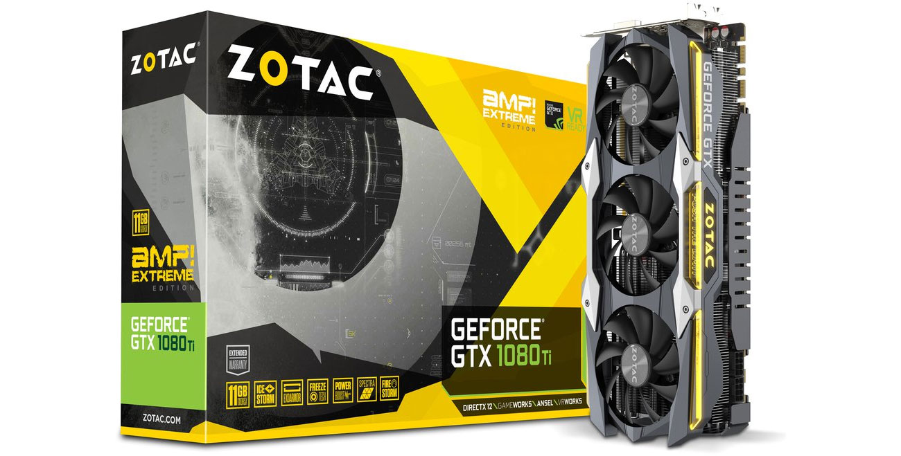 Karta graficzna NVIDIA Zotac GeForce GTX 1080 Ti AMP Extreme Edition 11GB GDDR5X ZT-P10810C-10P