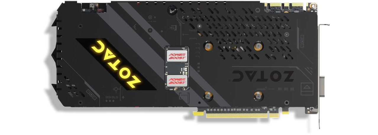 Zotac GeForce GTX 1080 Ti AMP Extreme Edition Backplate
