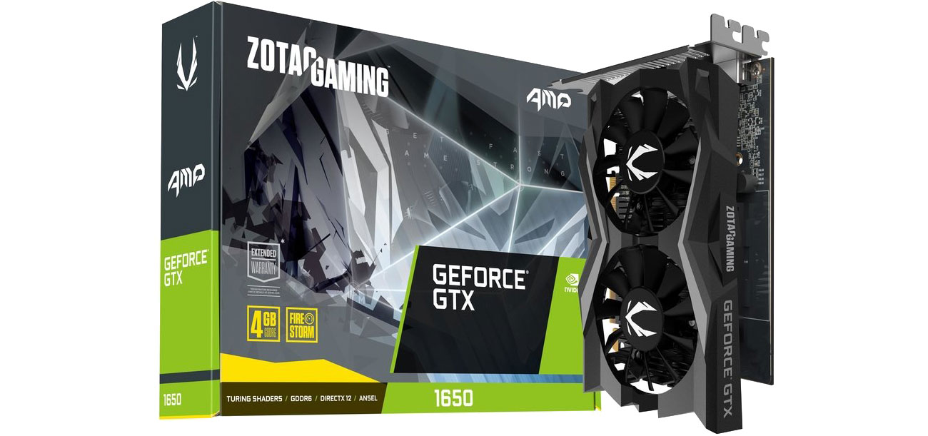 Karta graficzna NVIDIA Zotac GeForce GTX 1650 AMP GDDR6 4GB ZT-T16520D-10L
