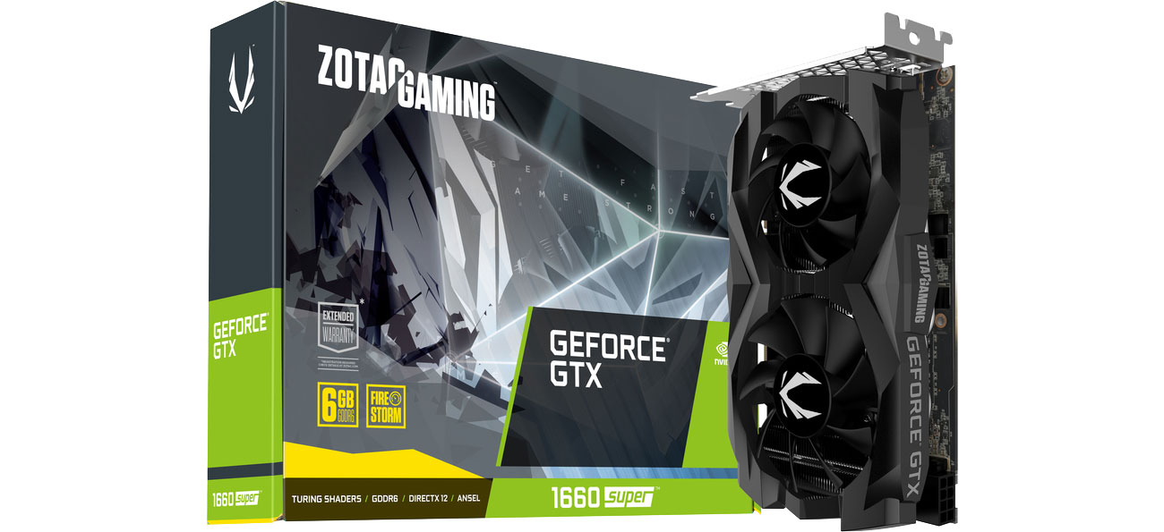 Karta graficzna NVIDIA Zotac GeForce GTX 1660 SUPER Twin Fan 6GB GDDR6 ZT-T16620F-10L