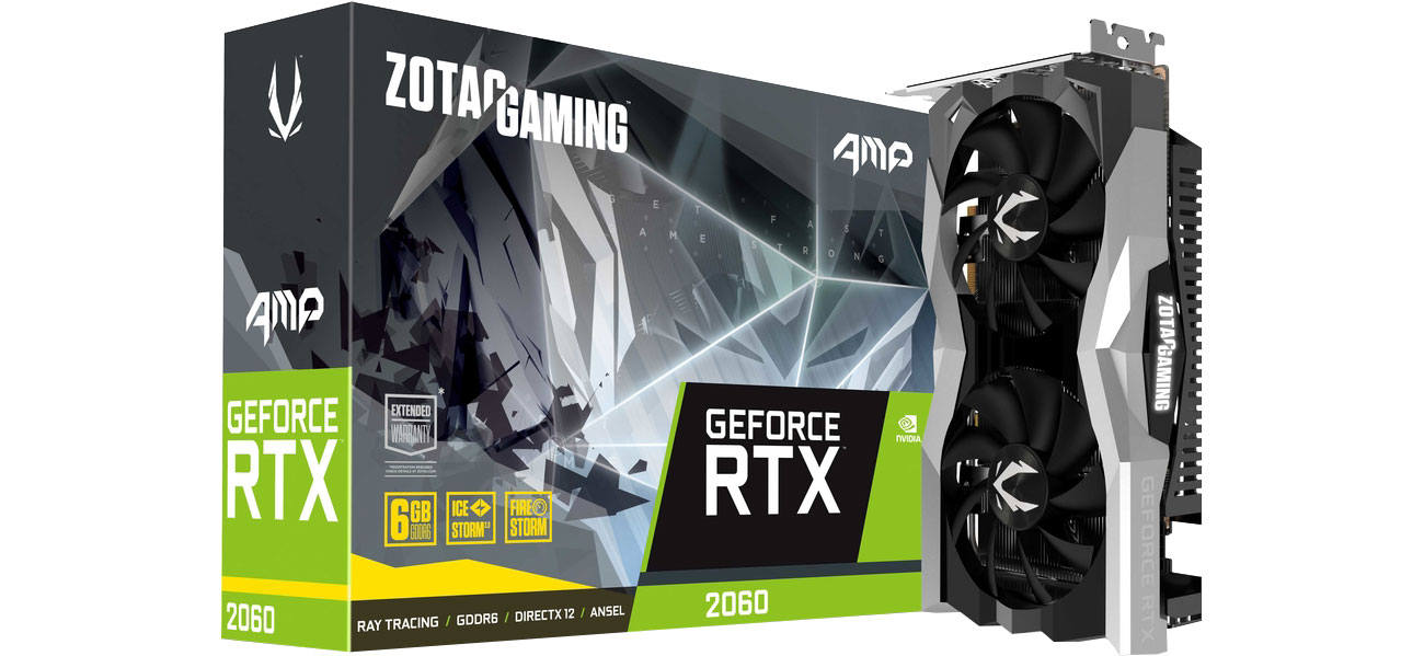 Karta graficzna NVIDIA Zotac GeForce RTX 2060 AMP 6GB GDDR6 ZT-T20600D-10M