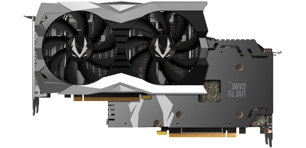 Zotac GeForce RTX 2060 AMP Chłodzenie Przód i tył