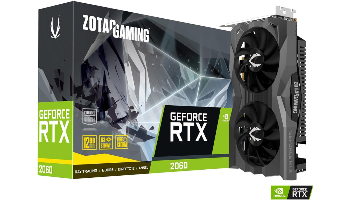 Karta graficzna Zotac GeForce RTX 2060 Twin Fan 12GB GDDR6