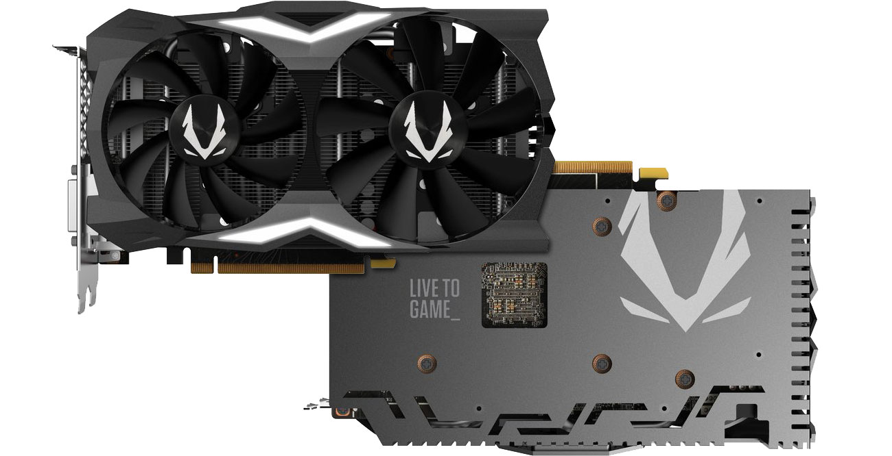 Zotac GeForce RTX 2070 OC MINI Dwa wentylatory, backplate