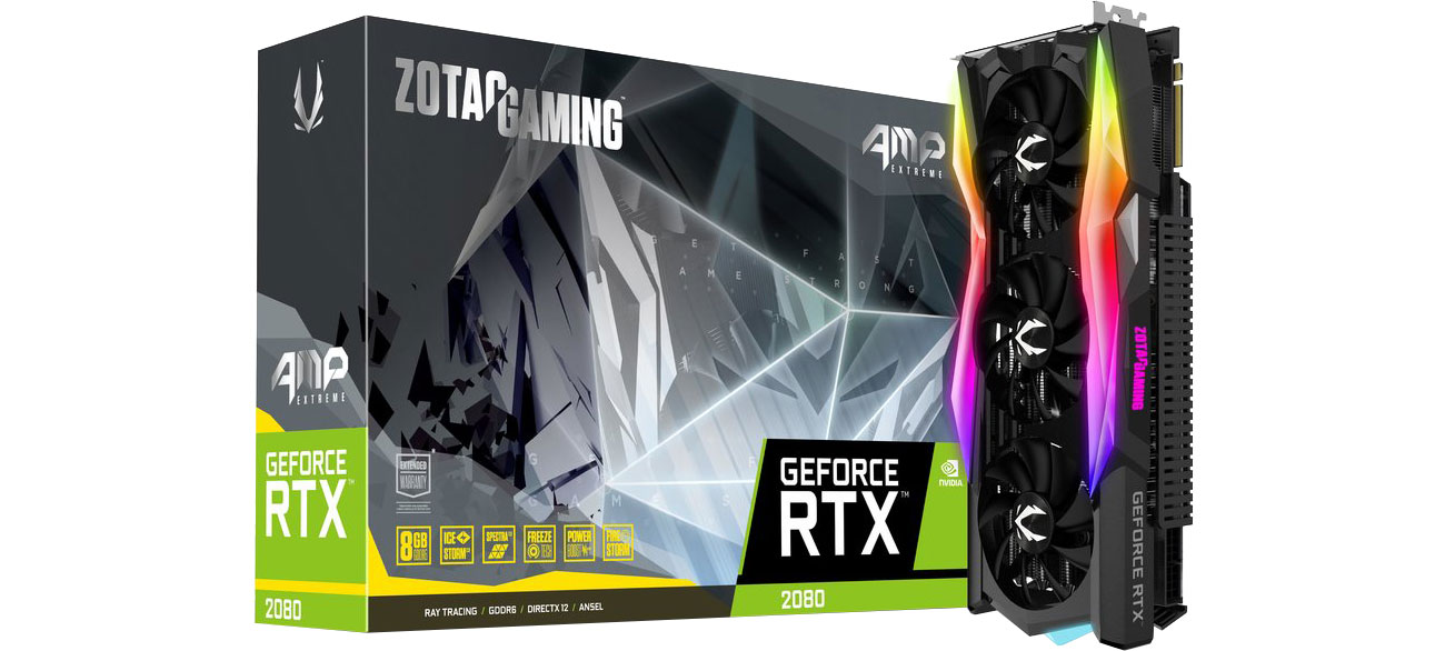Zotac GeForce RTX 2080 AMP Extreme 8GB GDDR6 - Karty