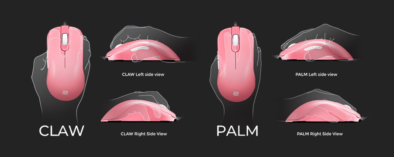 Mysz gamingowa Zowie FK2-B DIVINA Pink