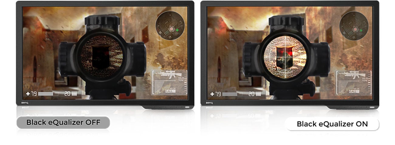 BenQ ZOWIE XL2411P Black eQualizer