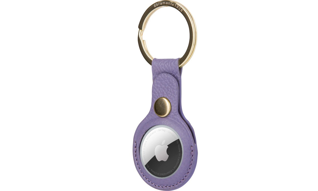 dbramante1928 Copenhagen AirTag Key Ring Db Purple/Gold