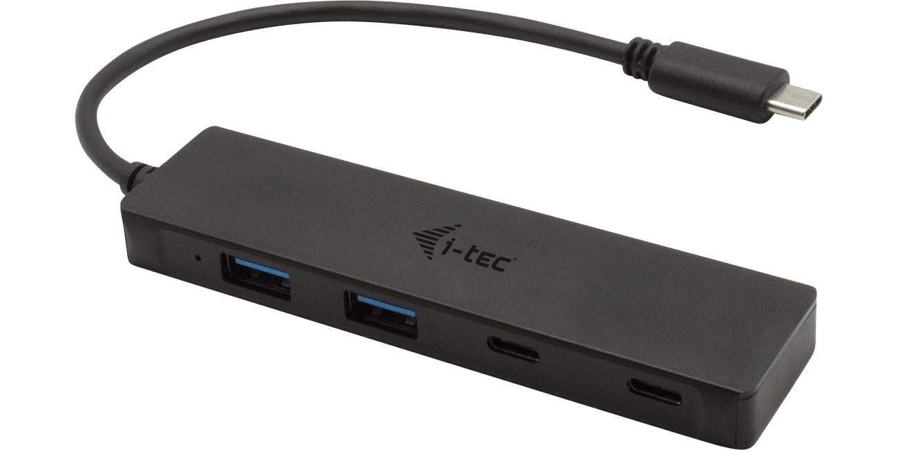 i-tec USB-C Metal HUB (2x USB 3.0, 2x USB-C)