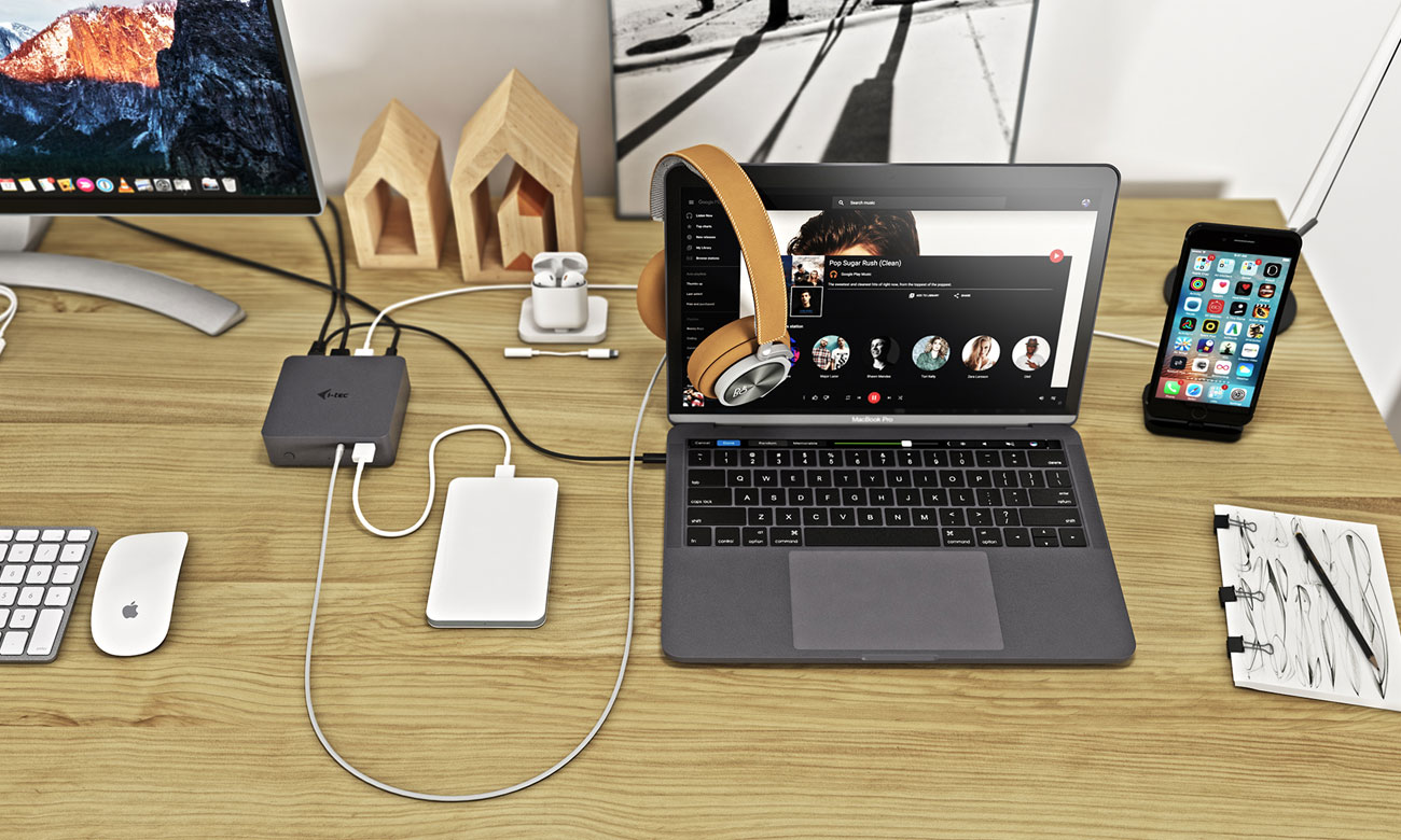 Stacja dokująca do laptopa i-tec USB-C Metal 4K - HDMI, 4xUSB C31METAL4KDOCKPD