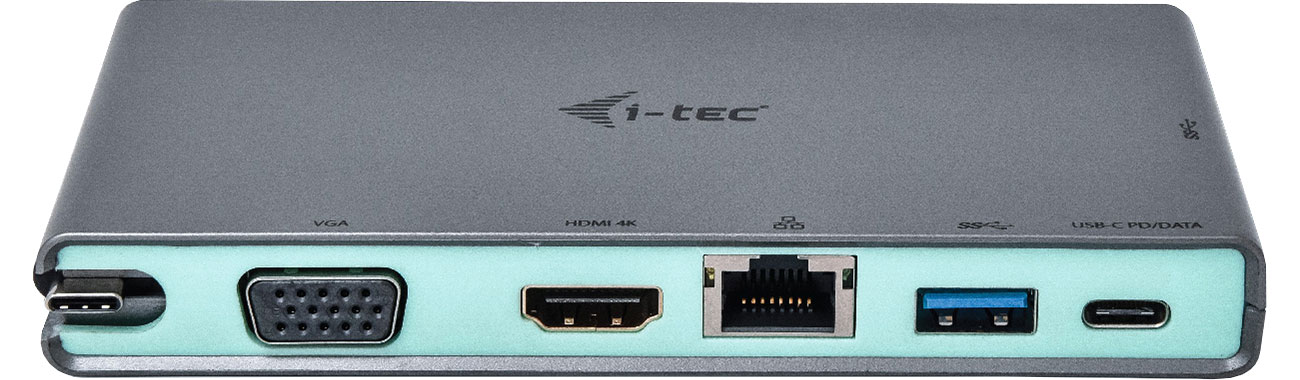 i-tec USB-C Travel 4K Złącza, porty