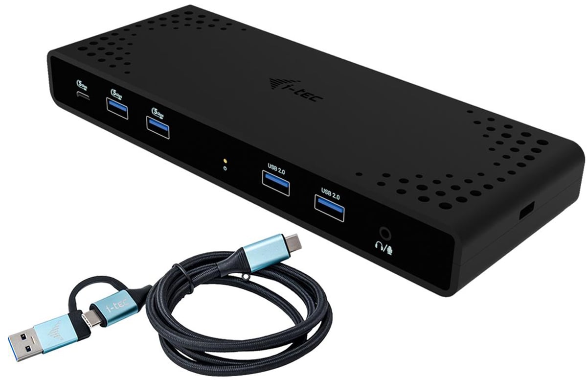 Stacja dokująca i-tec Universal Dual 4K Display Docking Station PD 85W + zasilacz