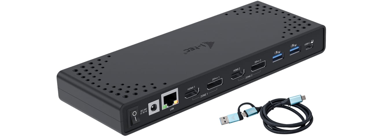 Stacja dokująca i-tec 3 Dual Display Docking Station porty