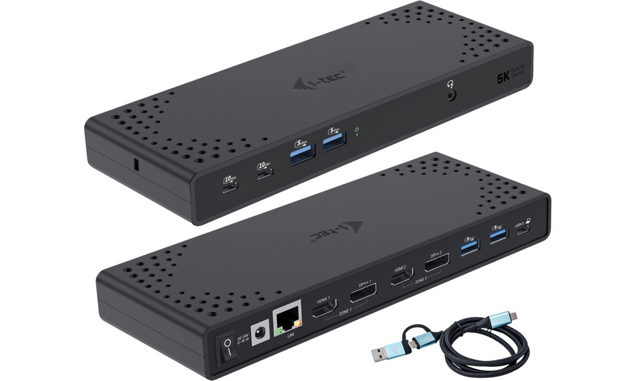 Stacja dokująca i-tec USB 3.0 / USB-C / Thunderbolt 3 Dual Display Docking Station