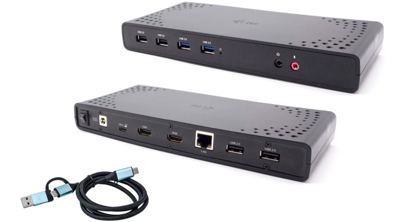 i-tec USB-C/Thunderbolt - 2x HDMI Docking Station + PD 100W