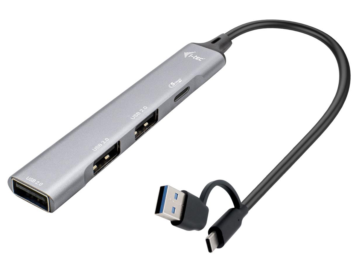 i-tec USB-C/USB-A Metal HUB 1x USB 3.0 + 3x USB 2.0