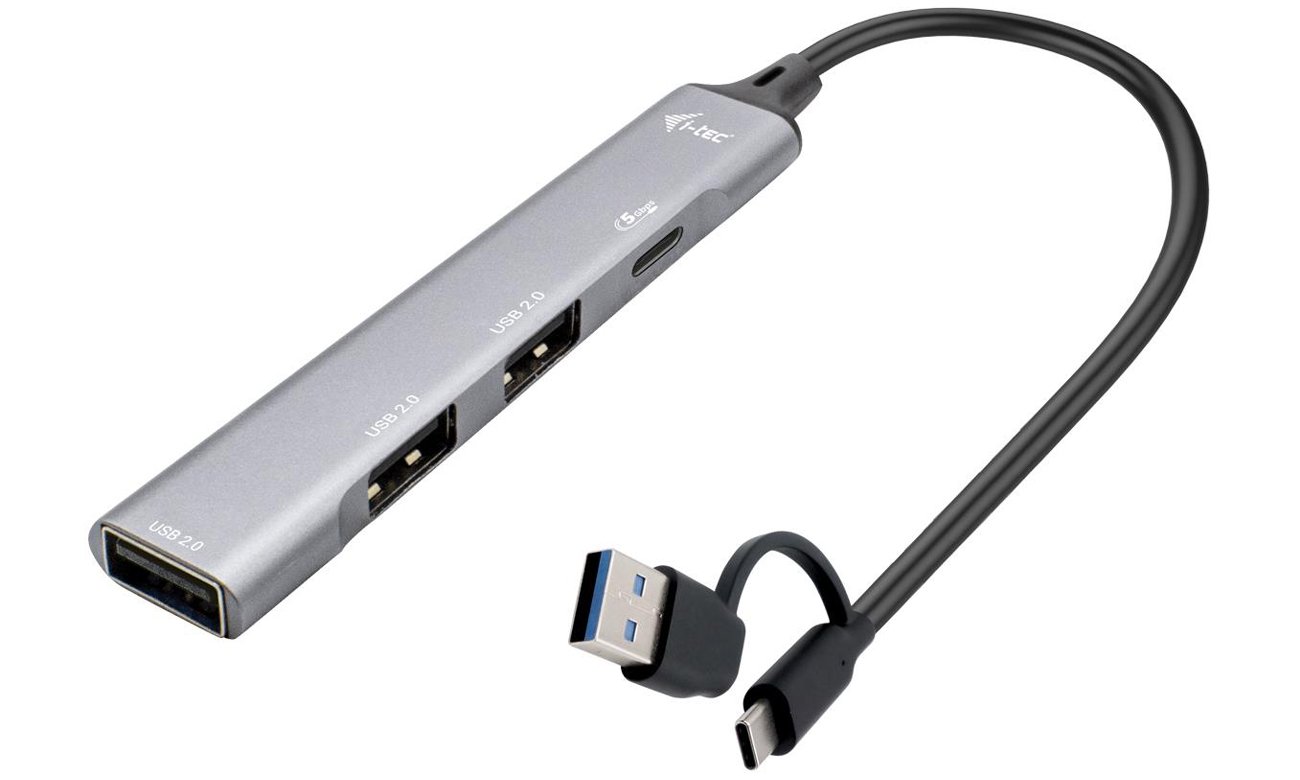 i-tec USB-C/USB-A Metal HUB 1x USB 3.0 + 3x USB 2.0