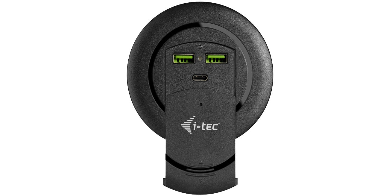 Zasilacz i-tec do zabudowy biurkowej