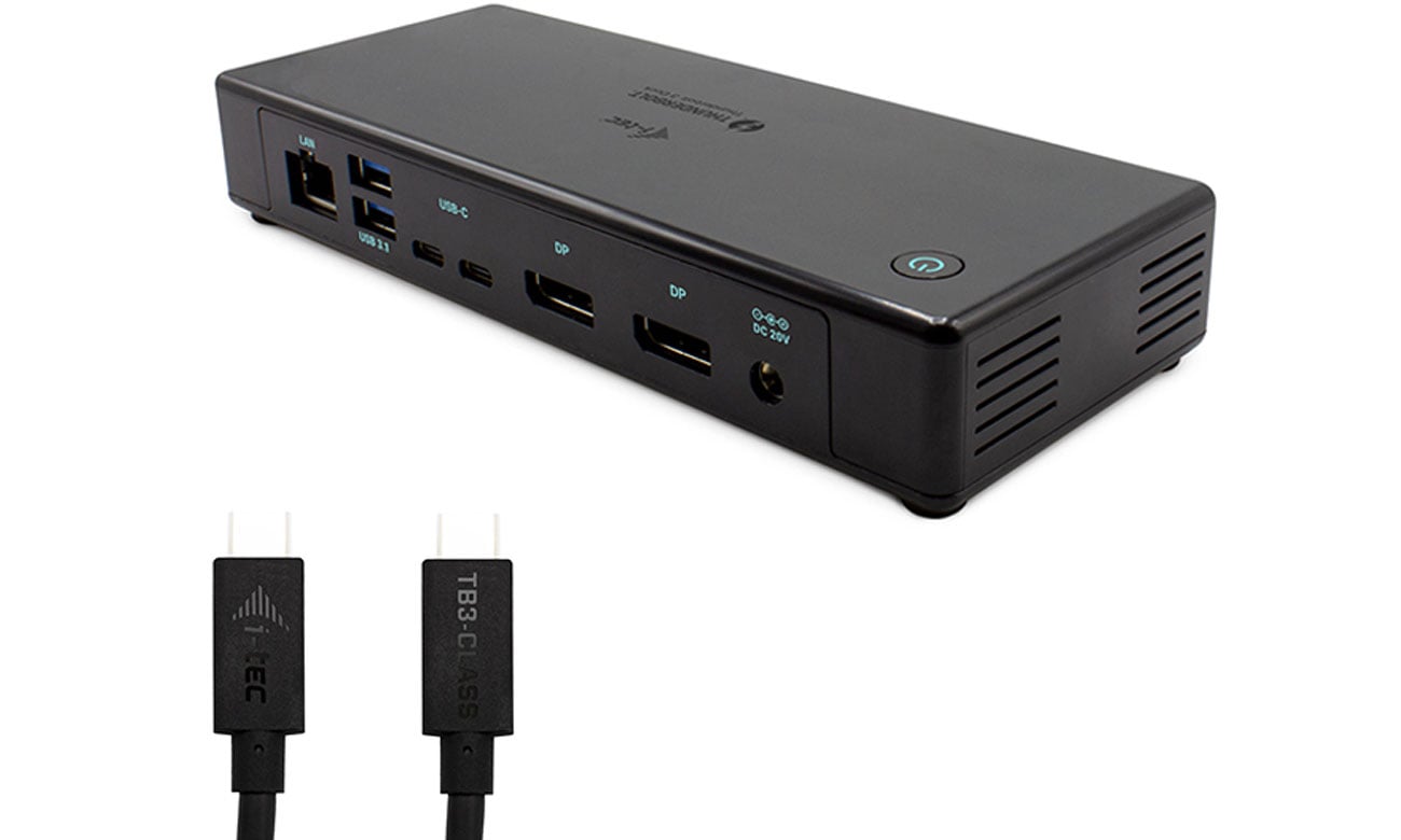 Stacja dokująca i-tec Thunderbolt3/USB-C Dual DisplayPort 4K PD 85W