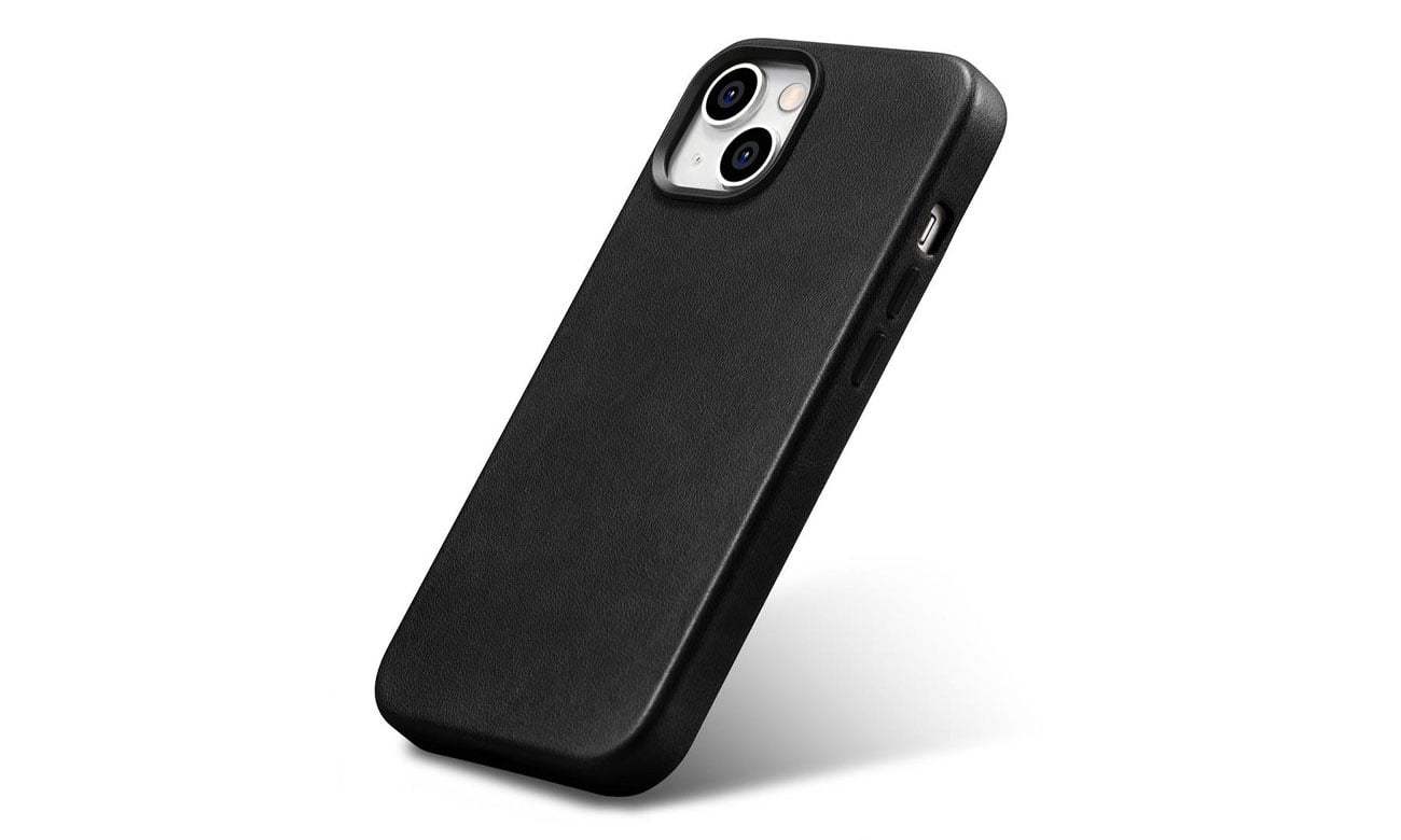 Etui iCarer Premium Leather Case Oil Wax do iPhone 14 (MagSafe)