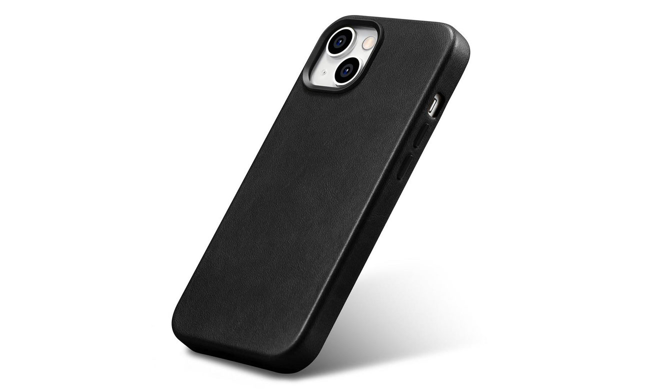 Premium Leather Case Oil Wax do iPhone 14 Plus (MagSafe)