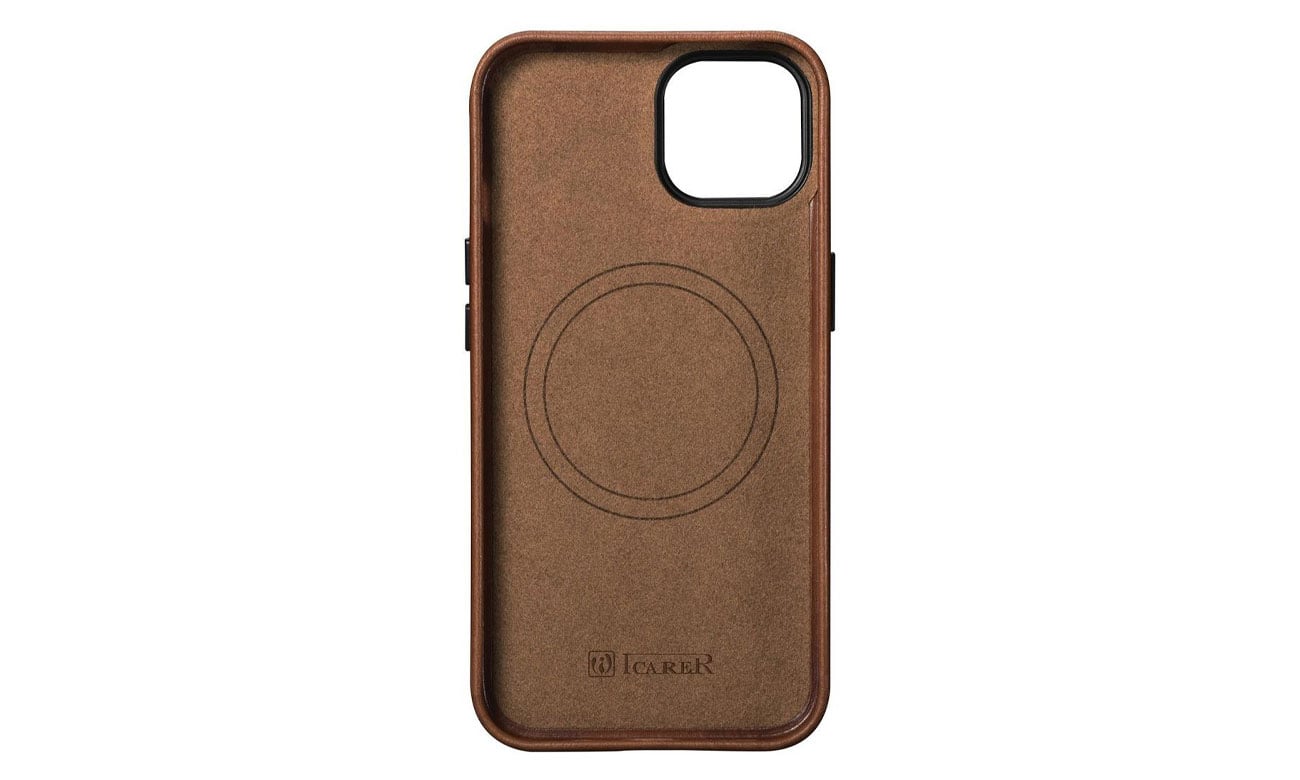 Premium Leather Case Oil Wax do iPhone 14 Plus (MagSafe)