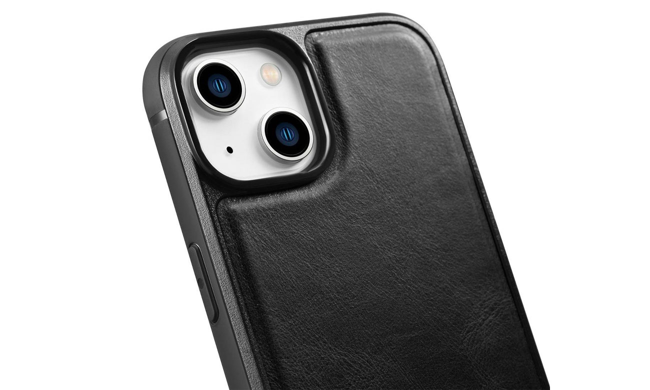 Etui iCarer Leather Oil Wax do iPhone 14 Plus