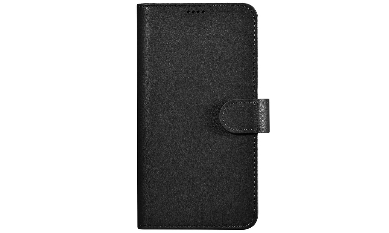 Wallet Case iCarer do Samsung Galaxy S23+ (skórzany portfel) czarny