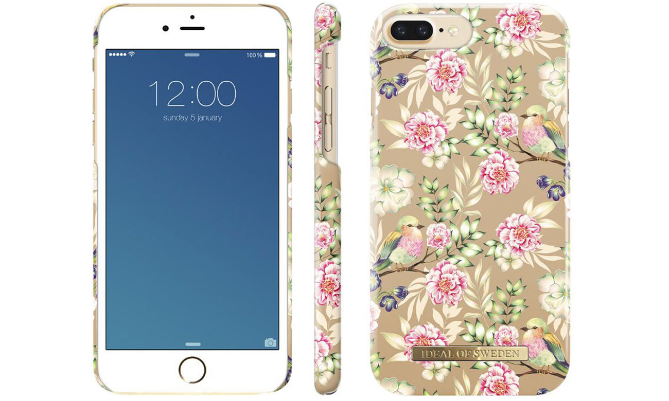 Etui iDeal Fashion Case do iPhone 6/6s/7/8 Plus Champagne Birds 7350068392979 / IEOID8PCB