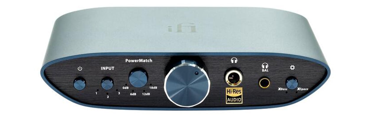 iFi Audio ZEN CAN Signature widok z przodu, panel sterowania