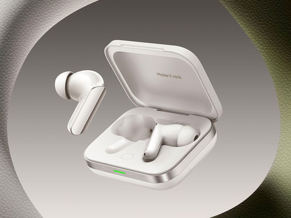 Słuchawki bezprzewodowe realme Buds Air7 Pro Glory Beige - Grafika z tłem