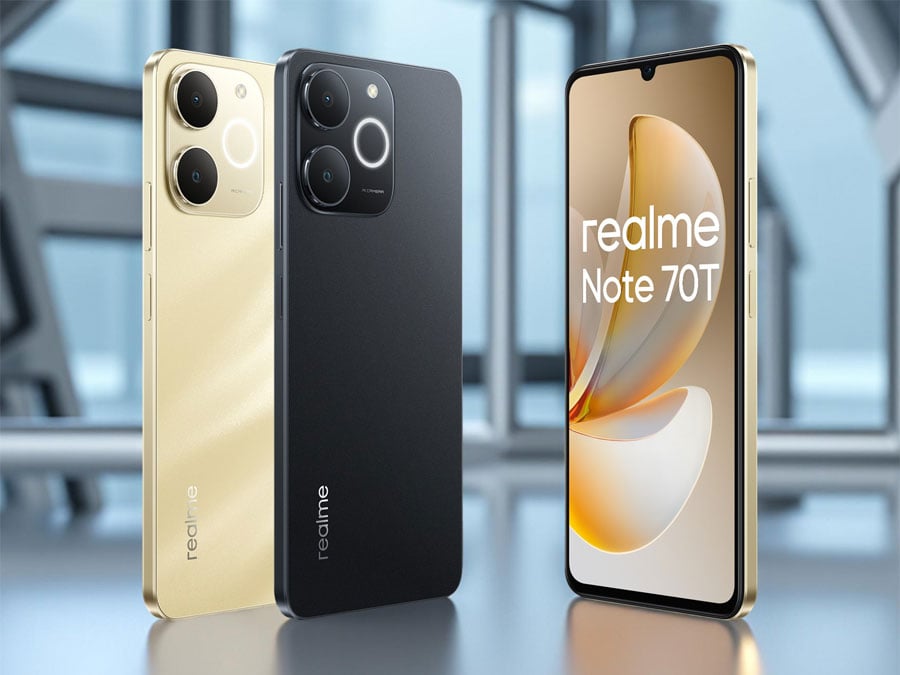 realme Note 70T ekran oraz tył obudowy