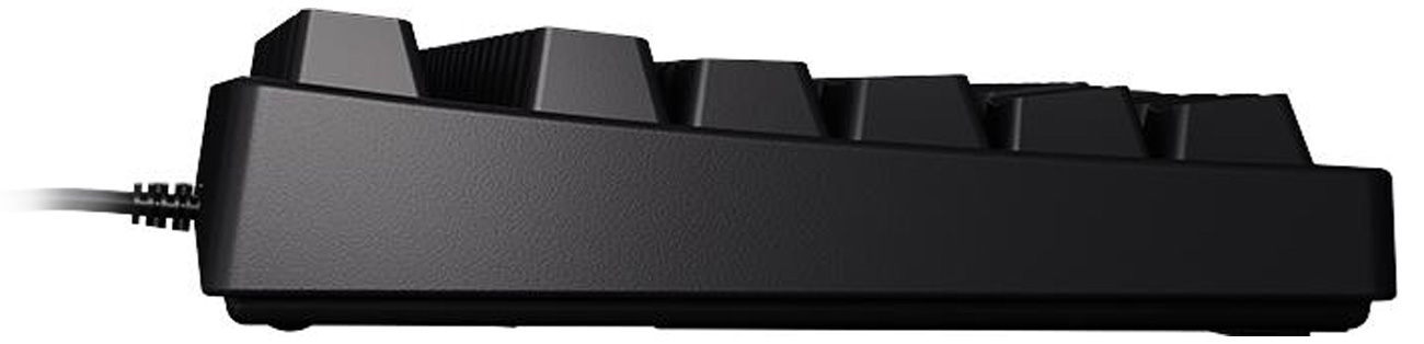 Klawiatura mechaniczna Xtrfy K4 RGB Czarna - Widok z boku