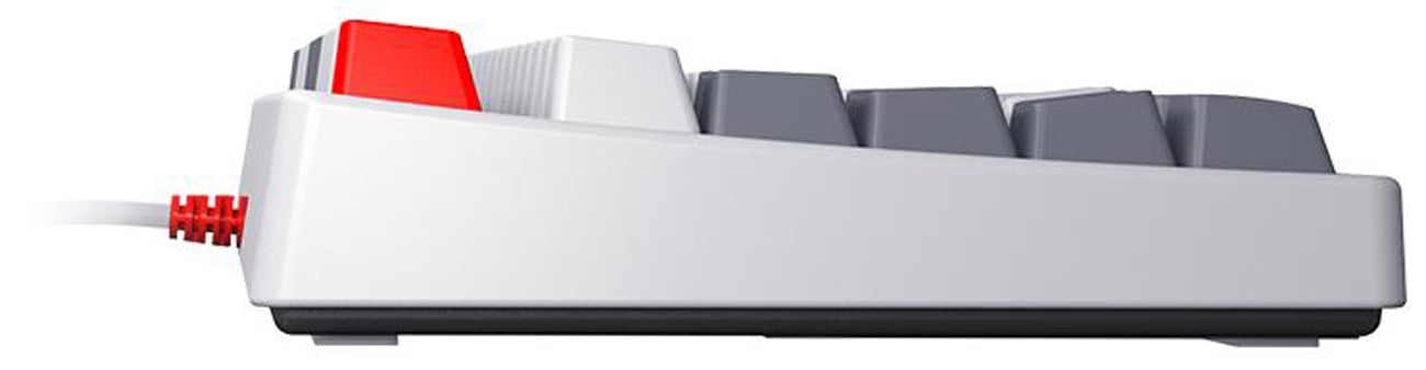 Klawiatura mechaniczna Xtrfy K4 TKL RGB Biała - Widok z boku