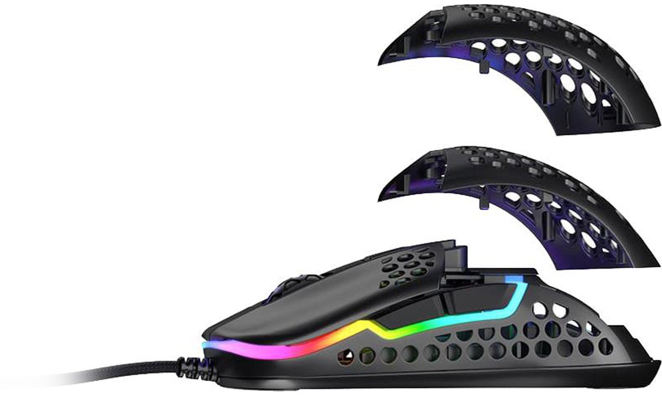 Mysz przewodowa Xtrfy M42 Black - Lekka i wytrzymała konstrukcja