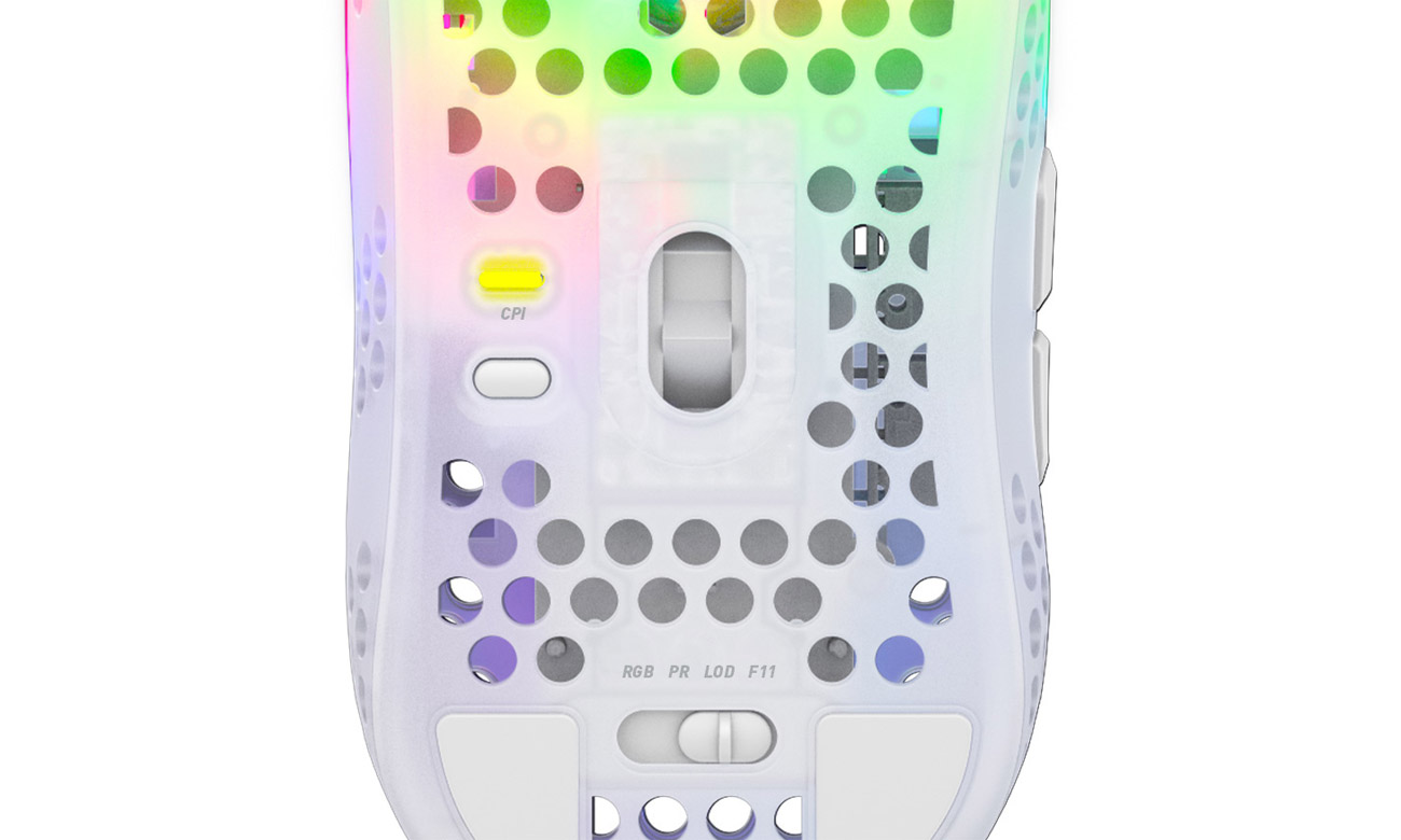 Xtrfy MZ1 RGB Rail widok od spodu