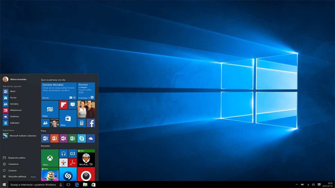 System operacyjny windows 10 pro Dell Latitude E5470