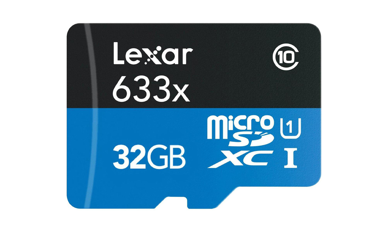 Lexar 32GB microSDHC 633x 95MB/s - cechy karty