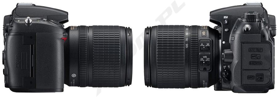 Nikon D7000 body czarny +AF-S VR DX 18-105 - Lustrzanki